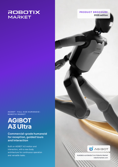 Robot umanoide interattivo ad alta agilità AgiBot A3 Ultra – Brochure del prodotto