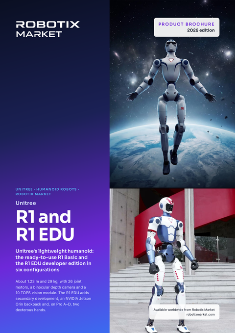 Unitree Robotics R1 Basic – Productbrochure